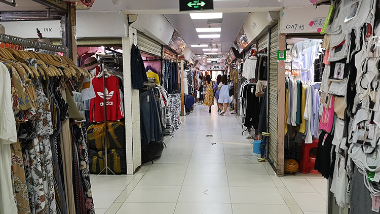China garment market